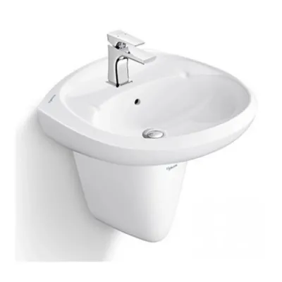 Chậu treo tường Viglacera VTL3+chân VI5