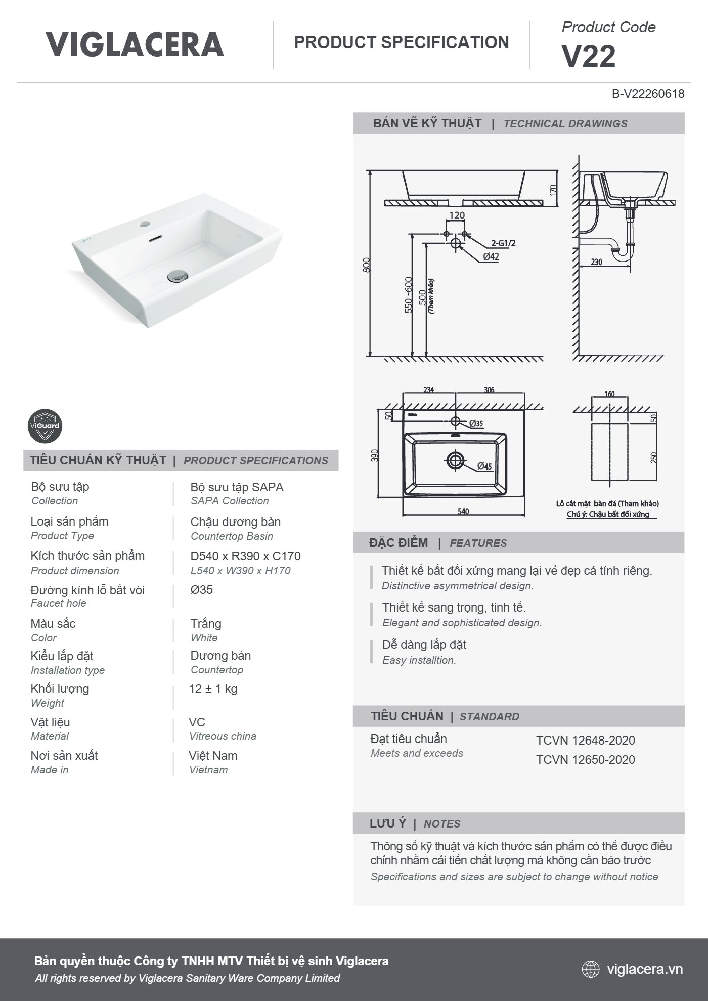 Bản vẽ spec V22