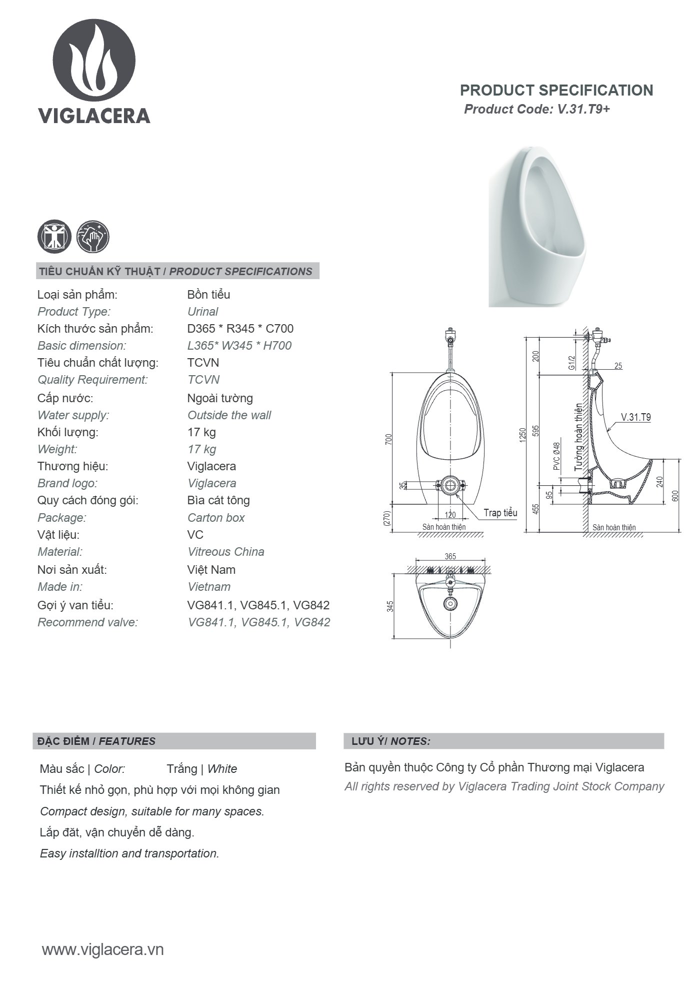 Bản vẽ spec T9