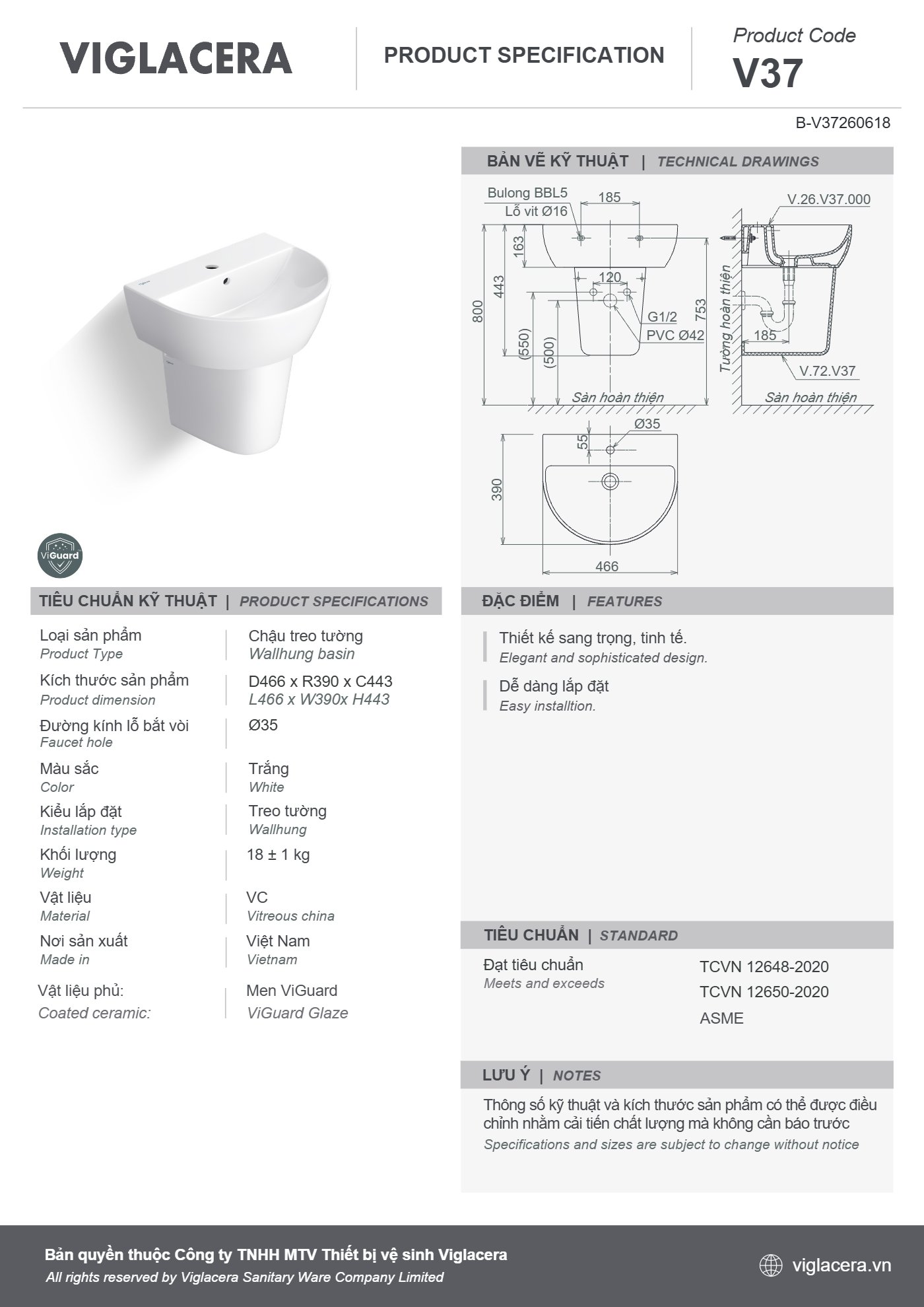 Bản vẽ spec V37
