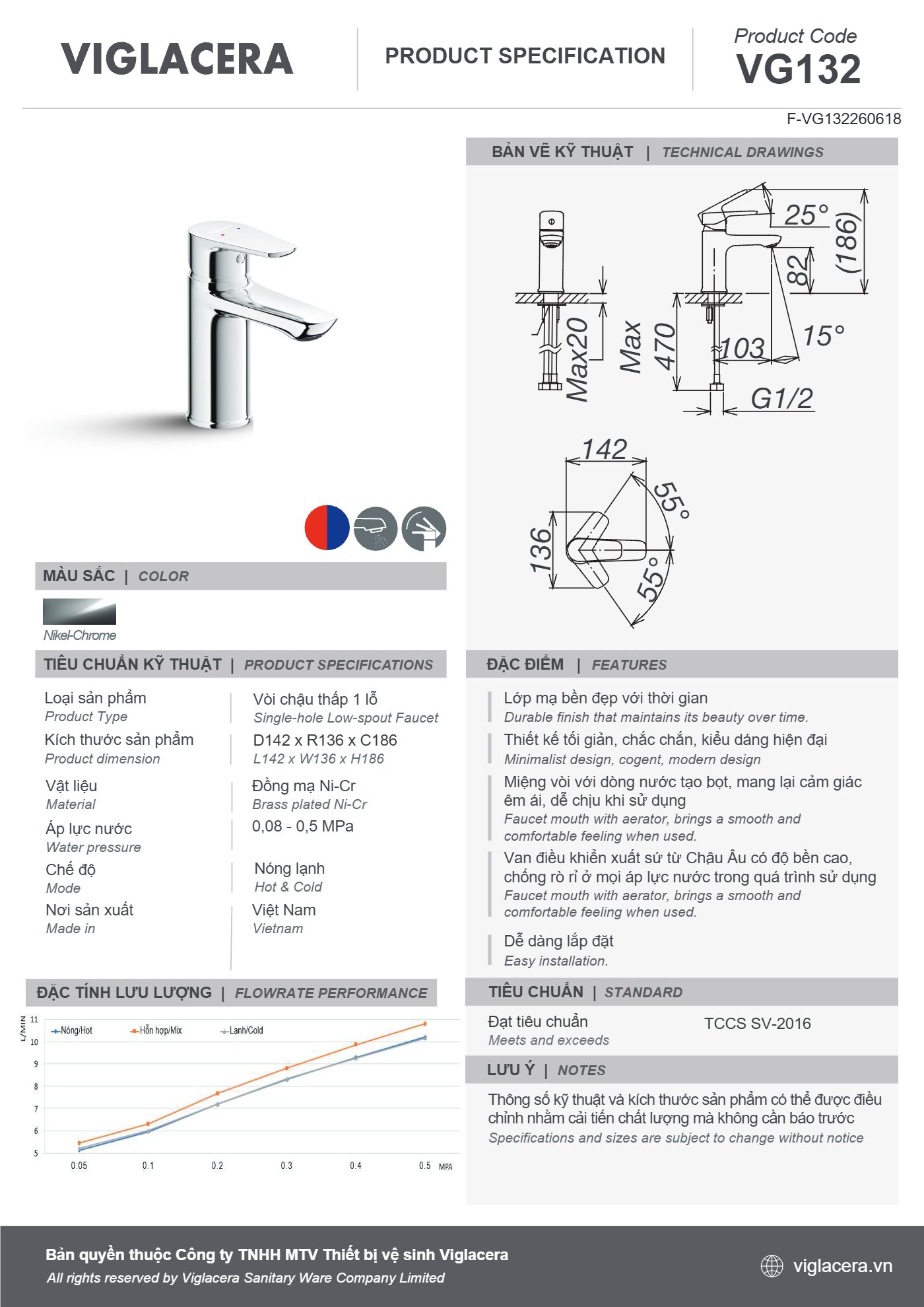 Bản vẽ spec VG132
