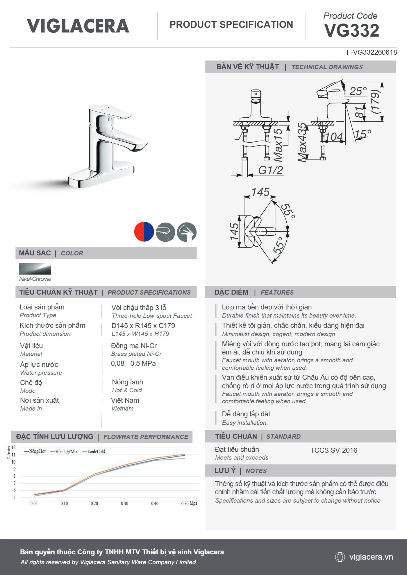 Bản vẽ spec VG332