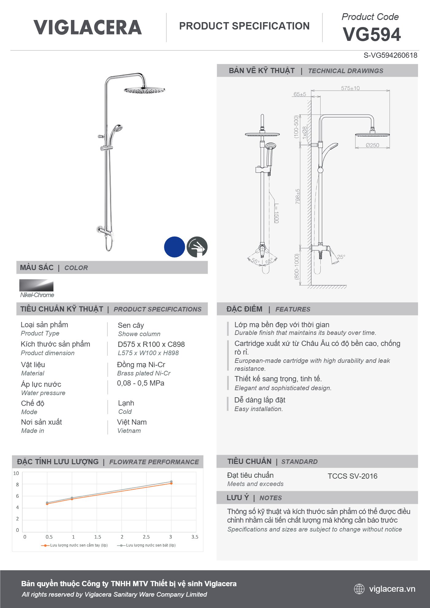 Bản vẽ spec VG594